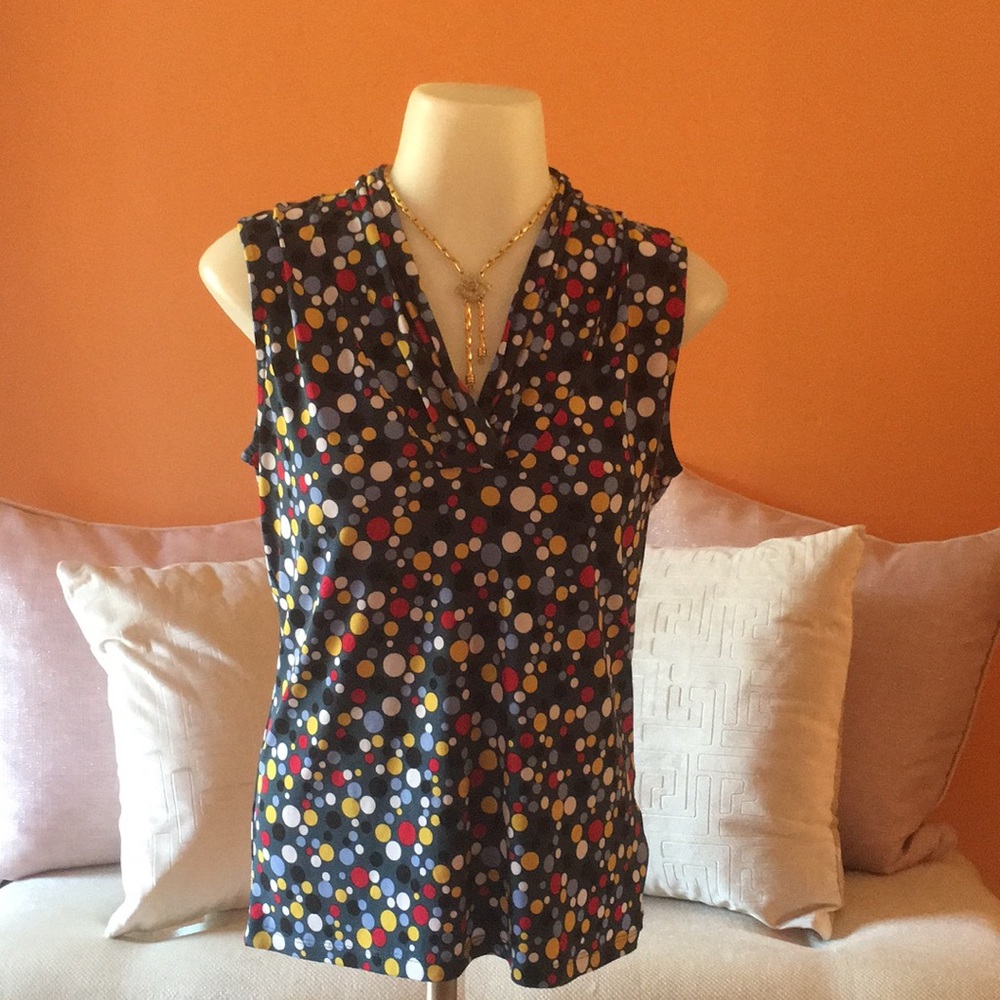 Multicolored Sleeveless top